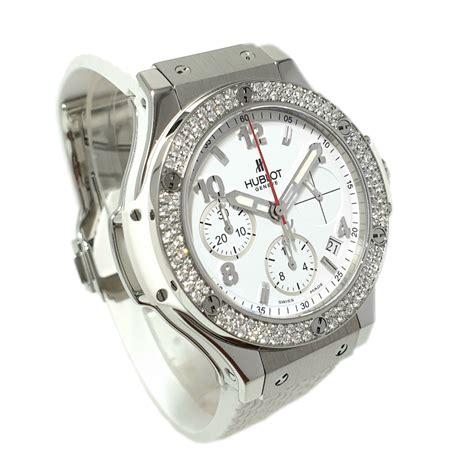 diamond hublot wrist watch|hublot diamond bezel.